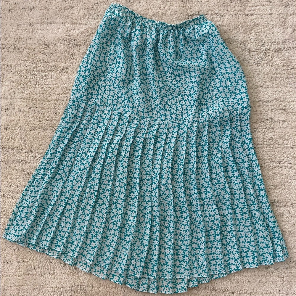 Alison Peters Vintage Pleated Skirt